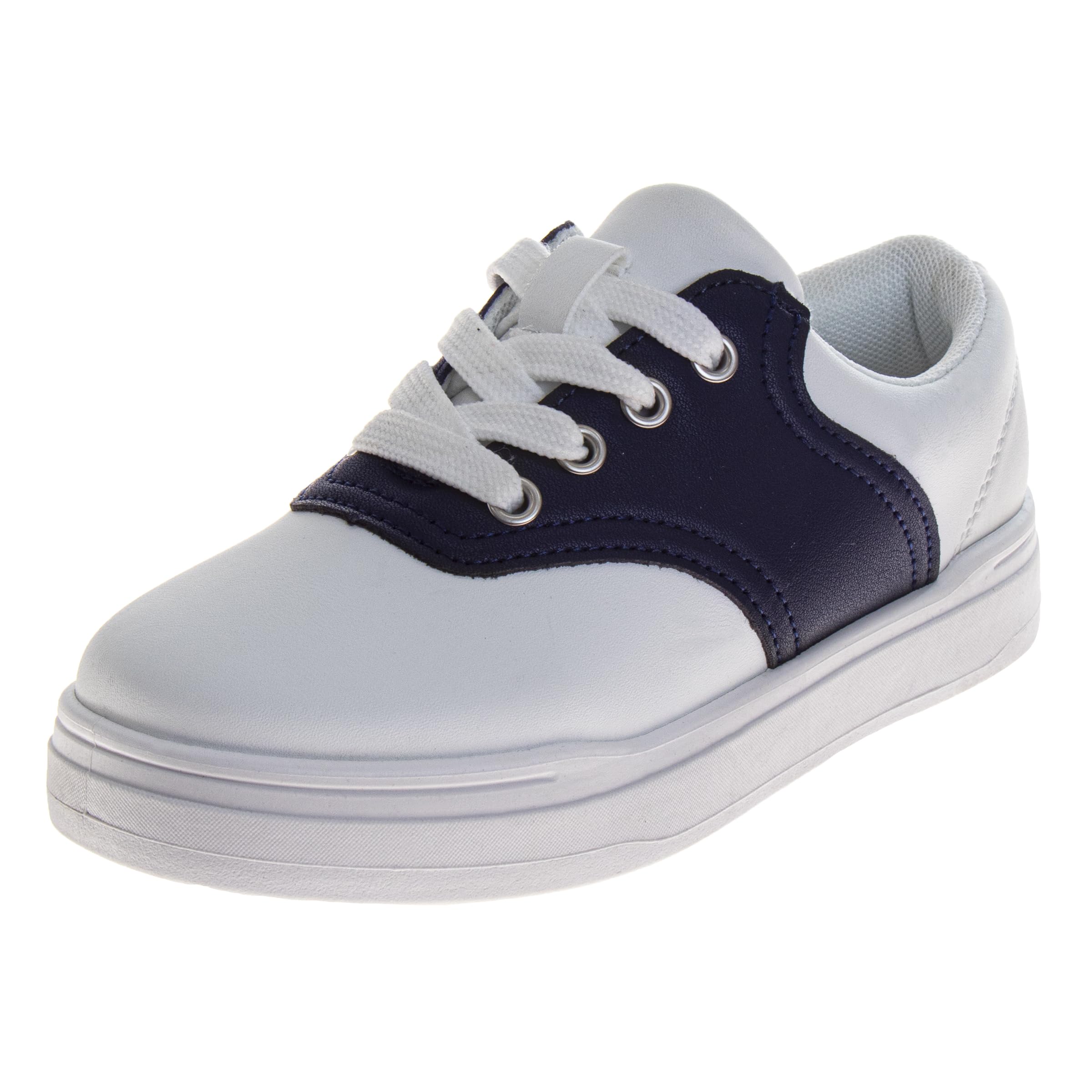 French Toast Kids Oxford Dress Shoes - Lace Up Loafer School Uniform Saddle Shoe for Girls and Boys