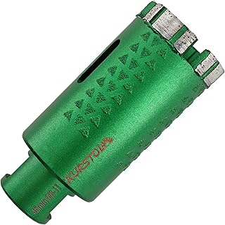 KURSTOL Diamond Core Drill Bits - 1-3/4 Inch with 58-11 Thread Granite Hole Saw Dry or Wet Drilling Hard Stone Marble Concrete Quartz Countertop Laser Welded Masonry Coring(45mm)