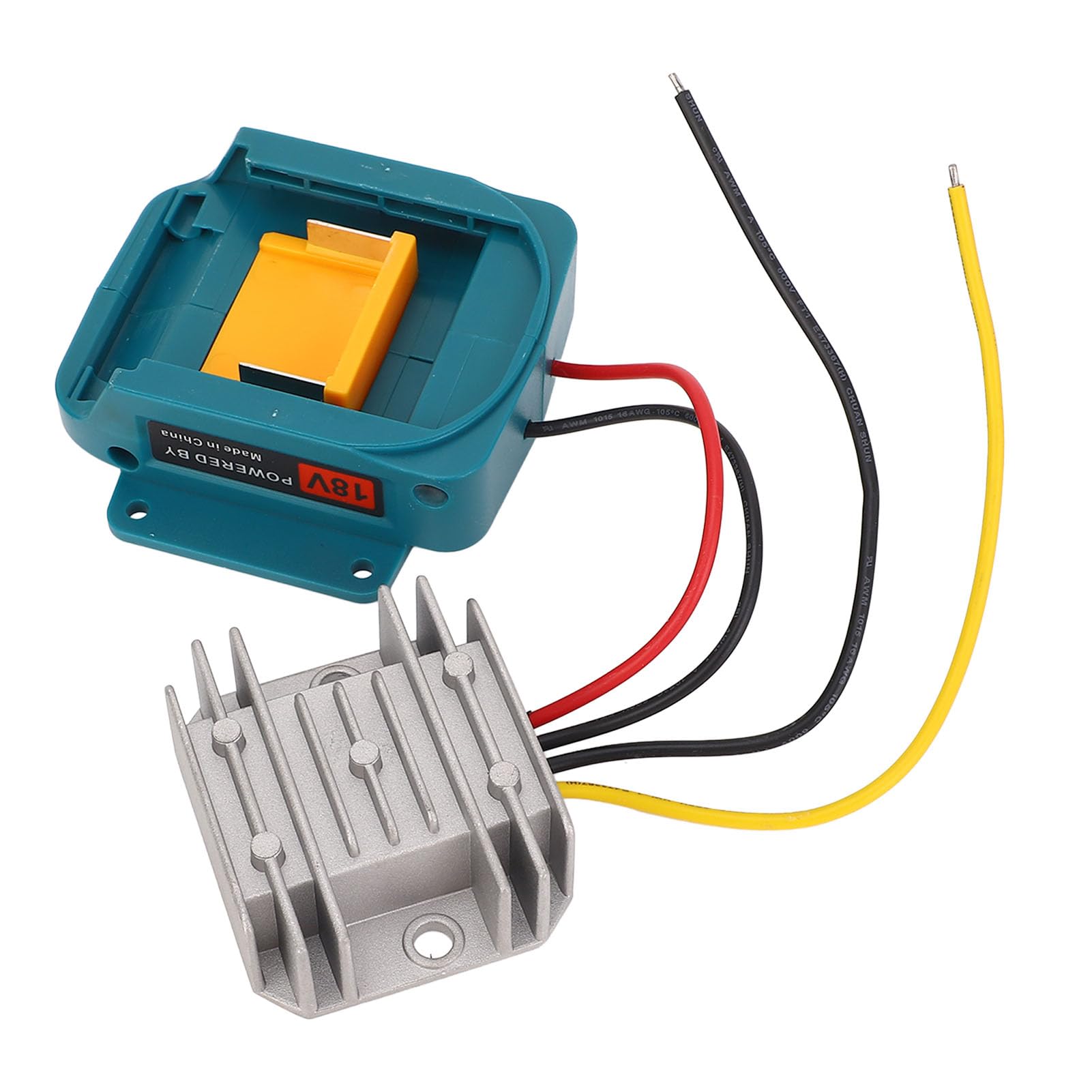 Adaptador de Batería de 18V a 12V, Convertidor de Reductores de Voltaje de 10a 120W para BL1850B BL1860B, Adecuado para Motores, Automóviles RC, Herramientas Eléctricas con