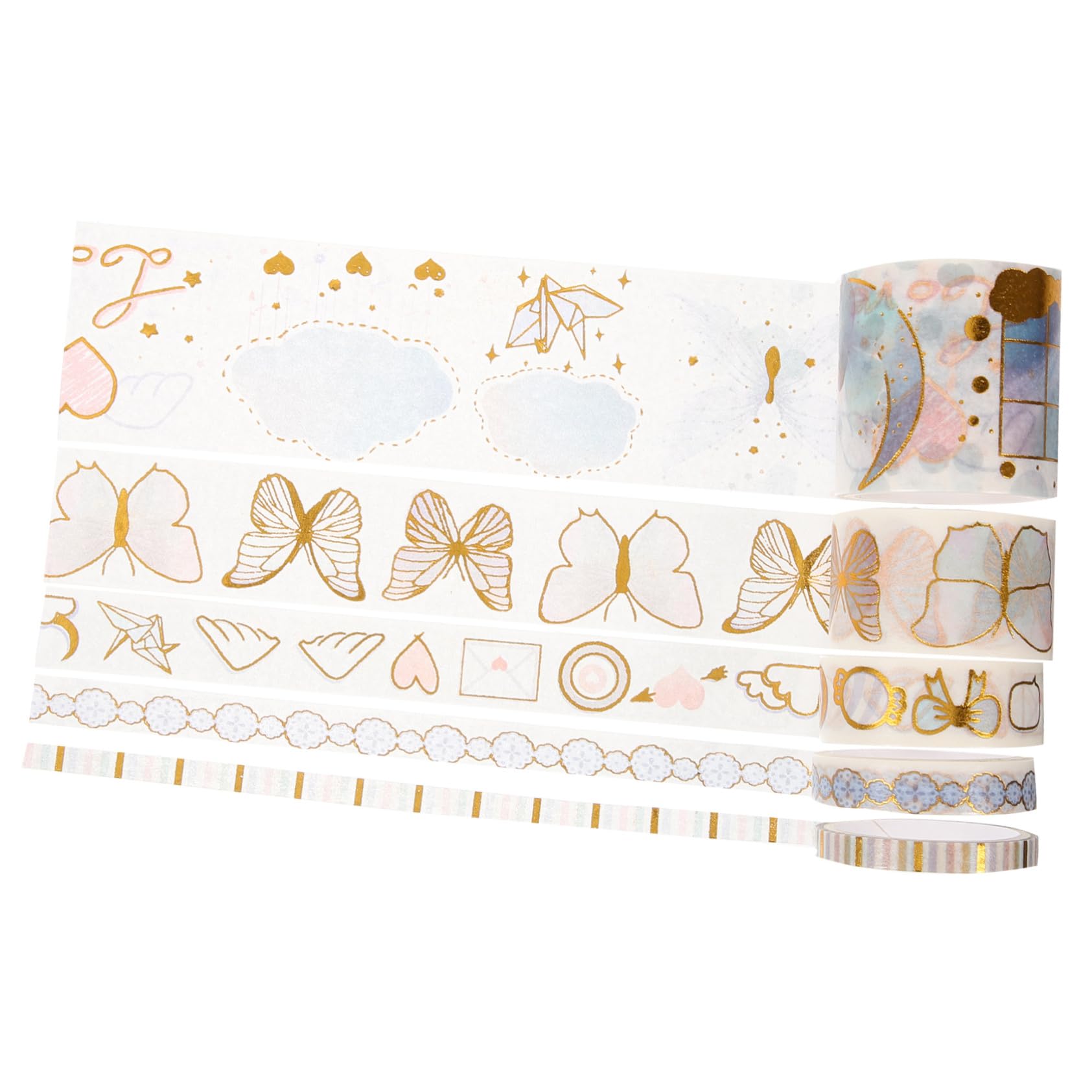 SOLUSTRE 36rollos Cinta Washi De Japones para Manualidades y Accesorios para Planificación Diseño Elegante y