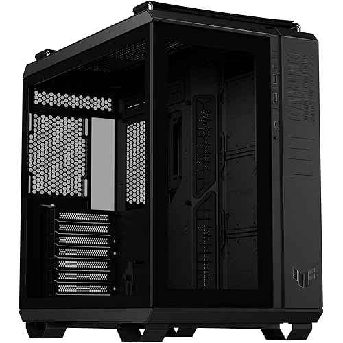 ASUS TUF Gaming GT502 ATX Mid-Tower Computer Case with Front Panel RGB Button, USB 3.2 Type-C and 2X USB 3.0 Ports