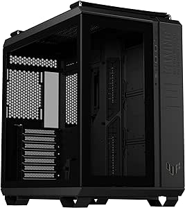 ASUS TUF Gaming GT502 ATX Mid-Tower Computer Case with Front Panel RGB Button, USB 3.2 Type-C and 2X USB 3.0 Ports