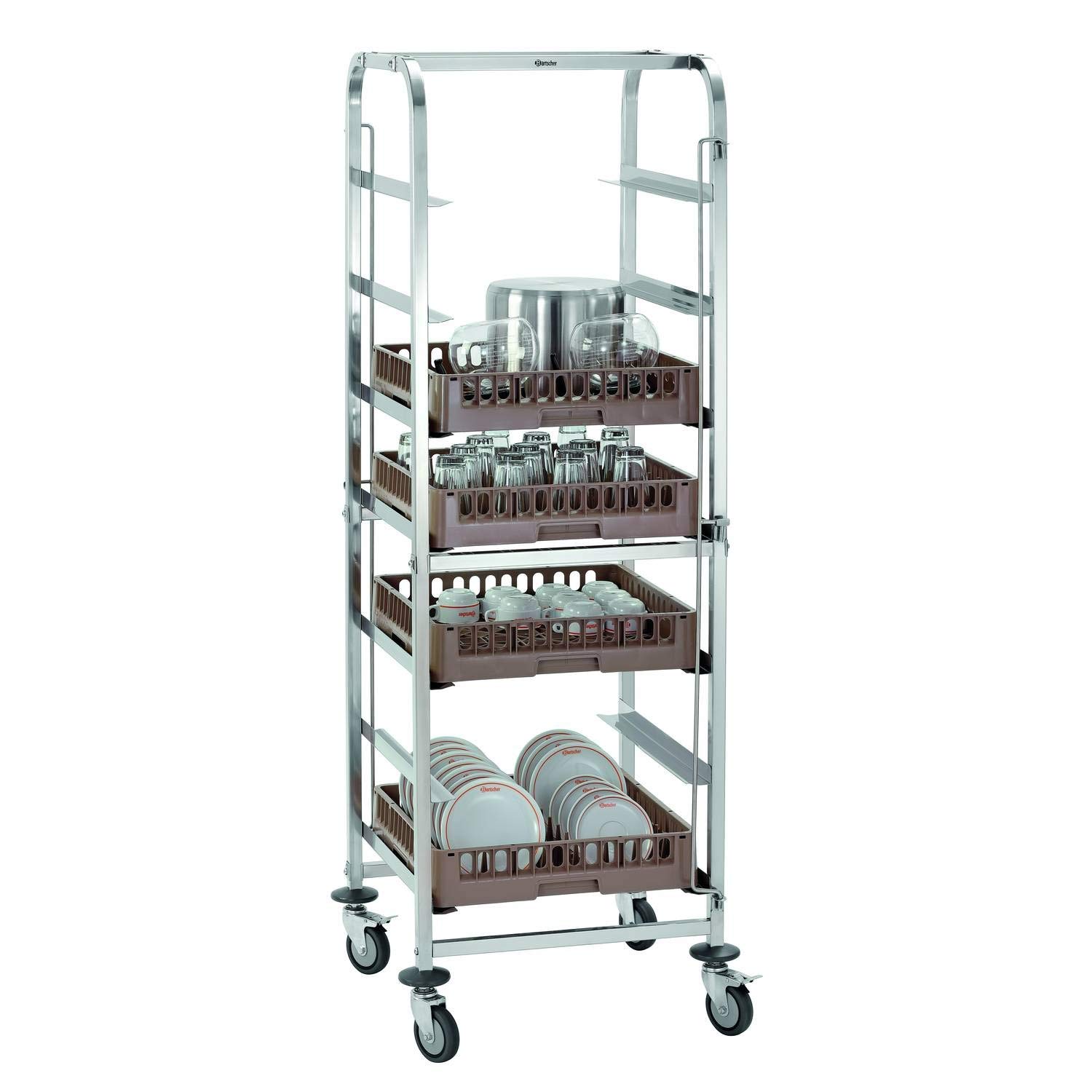 Bartscher Spülkorbwagen ASP700 7 Einschübe f. Spülkörbe 50x50cm - 300147