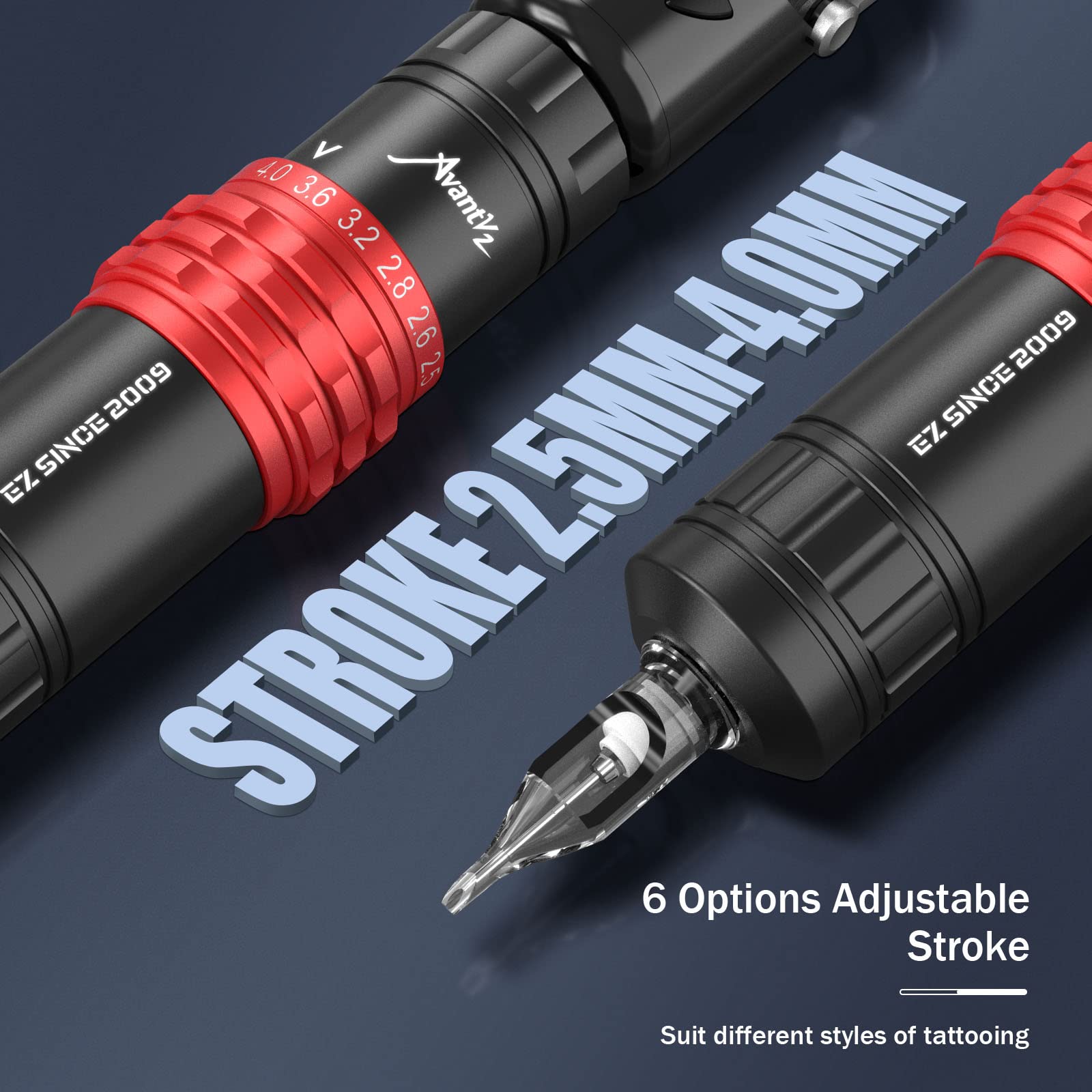 EZ Rotary Tattoo Machine Adjustable Strokes Tattoo Pen  Machine Kit with Coreless Motor Tatto Gun for Tattoo Cartridge Needles  Supply