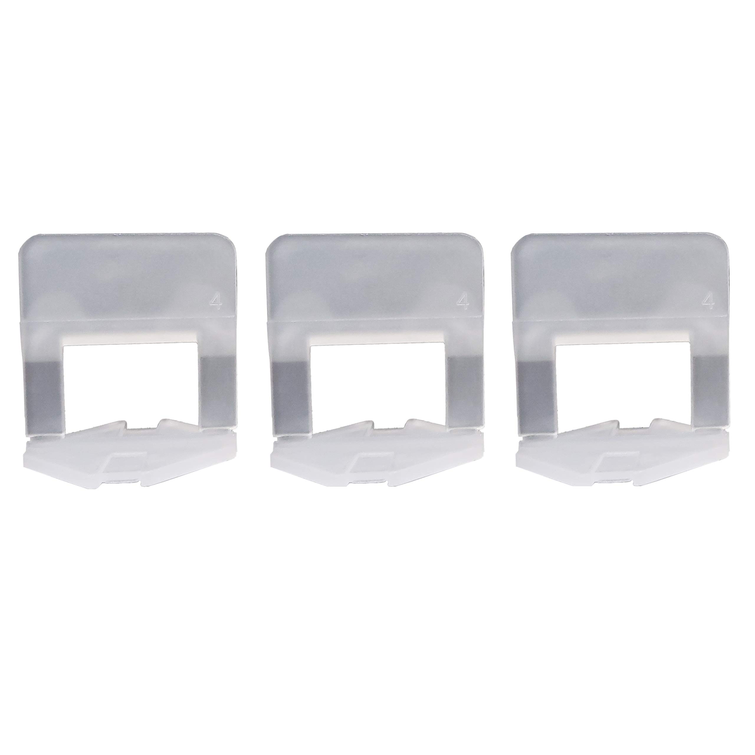 FROSCH Tile Leveling System - 1/8" (3mm) Clips, 2000-Pack For Floor & Wall Tiles
