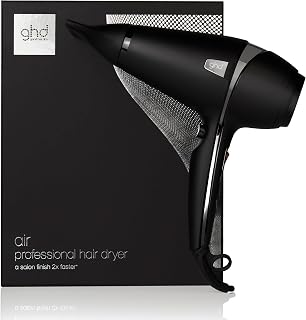 ghd air, Asciugacapelli Professionale a Ioni, Potenza 2100 W, Nero