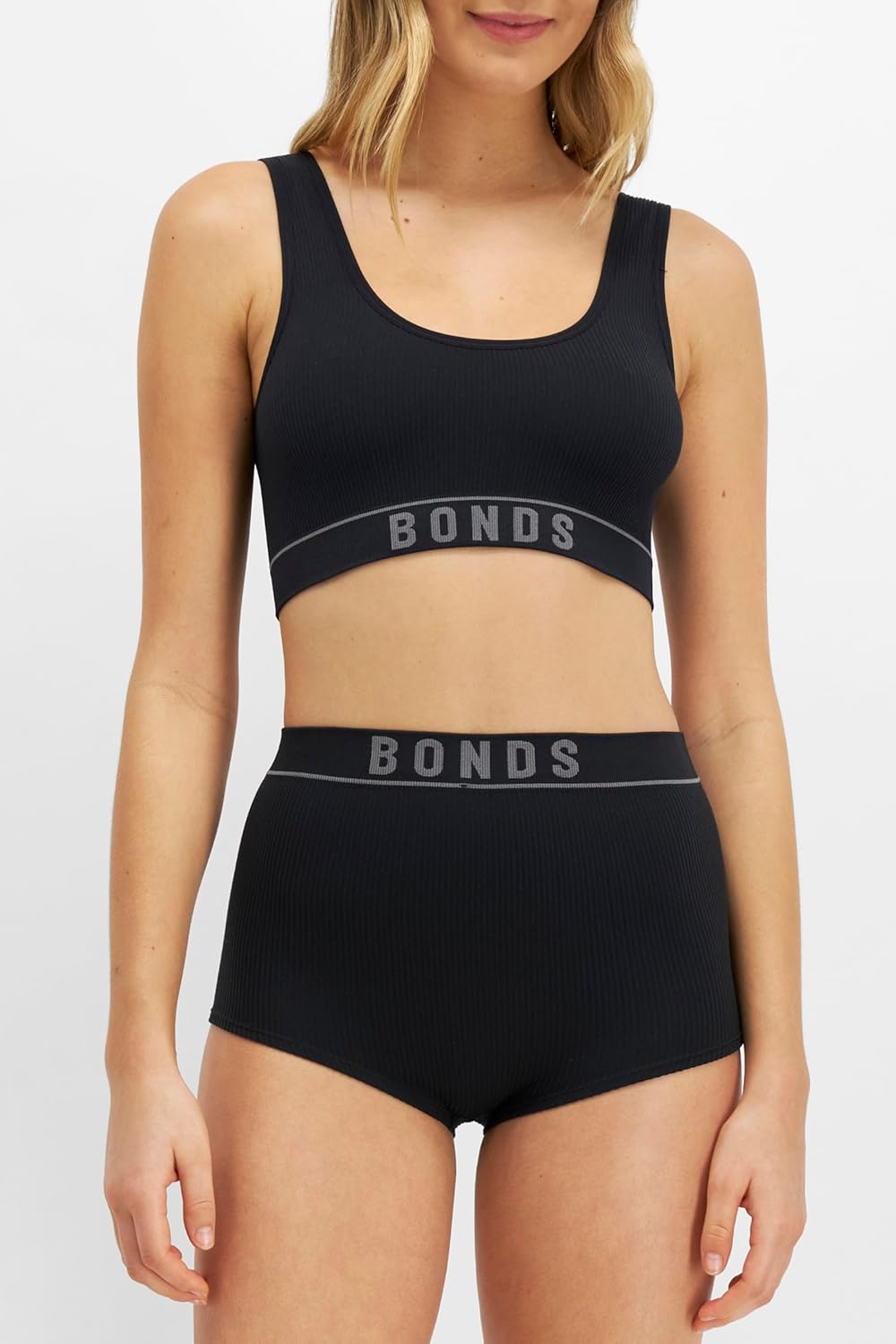 Bonds womens Seamless Stretch Rib Boyfit High Rise Underwear for Women, 3-pack - Image 5