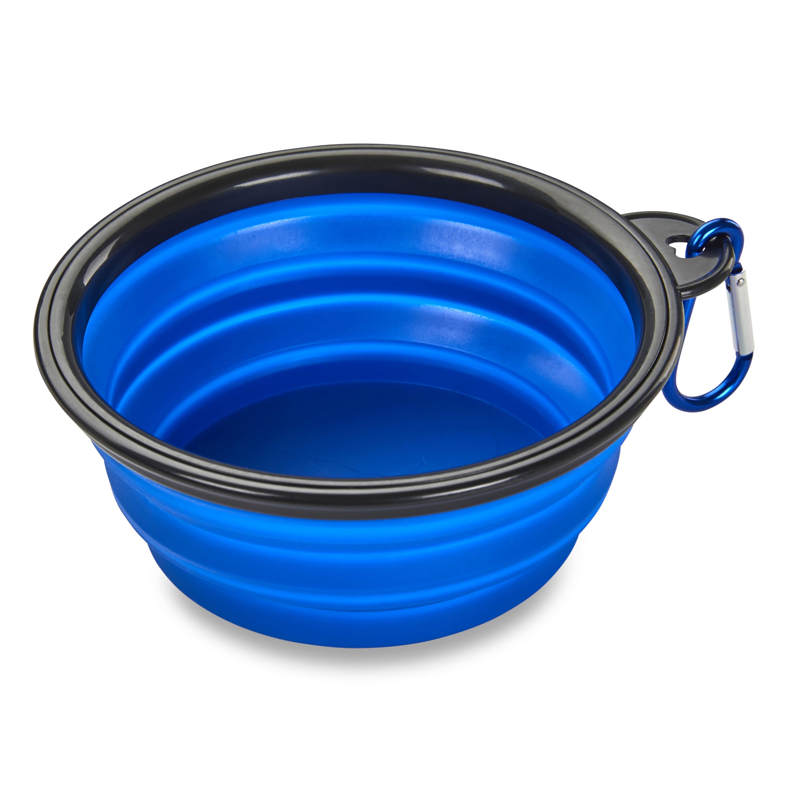 Petface Outdoor Paws Collapsible Travel Dog Bowl with Clip Attachment