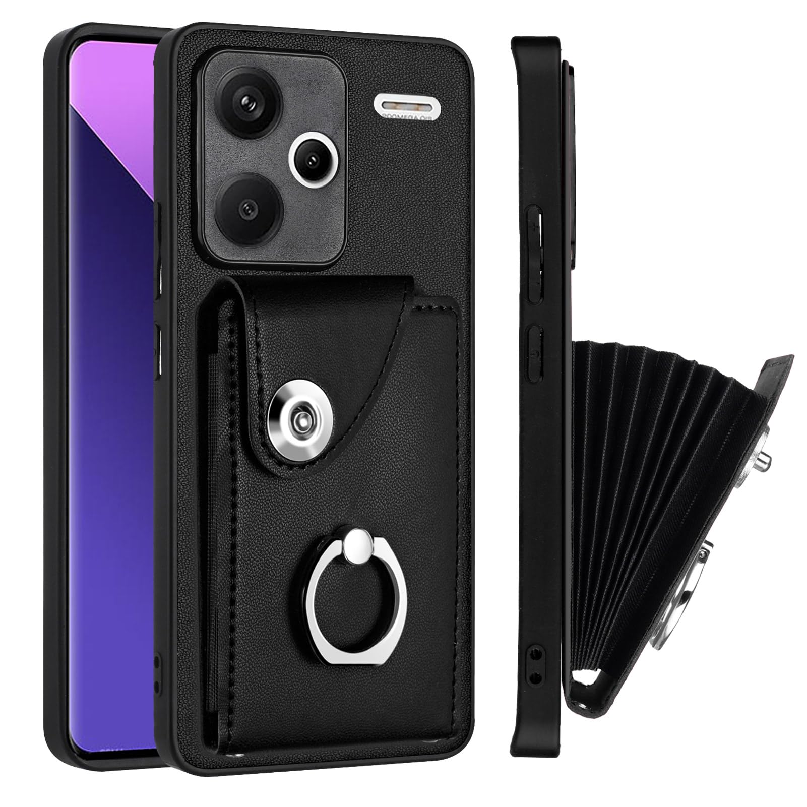 Étui portefeuille Redmi Note 13 Pro+ 5G évitez les écrans brisés