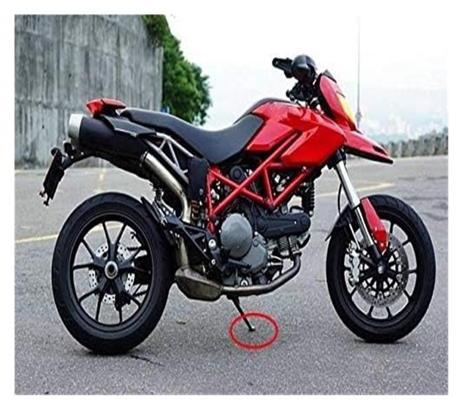Per D&ucati Per H&ypermotard 796 821/SP 939 Motociclette Cavalletto Laterale Piastra Cuscinetto Estensione Allargata Moto Cavalletto Laterale Piede