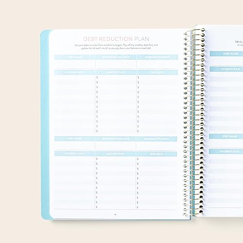 Miniatura 9 de Agenda de dinero PPP  10 sobres de presupuesto en efectivo  Hoja de trabajo financiero anual y mensual lista de verificación gastos presupuesto