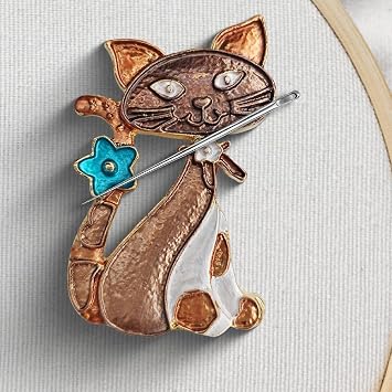Needle Minder Magnet, Magnetic Needle Minder, Needle Minders Magnetic Cross Stitch Accessories, Magnetic Needle Holder, Life Tree, Butterfly, Cats, Owl, Heart CAT