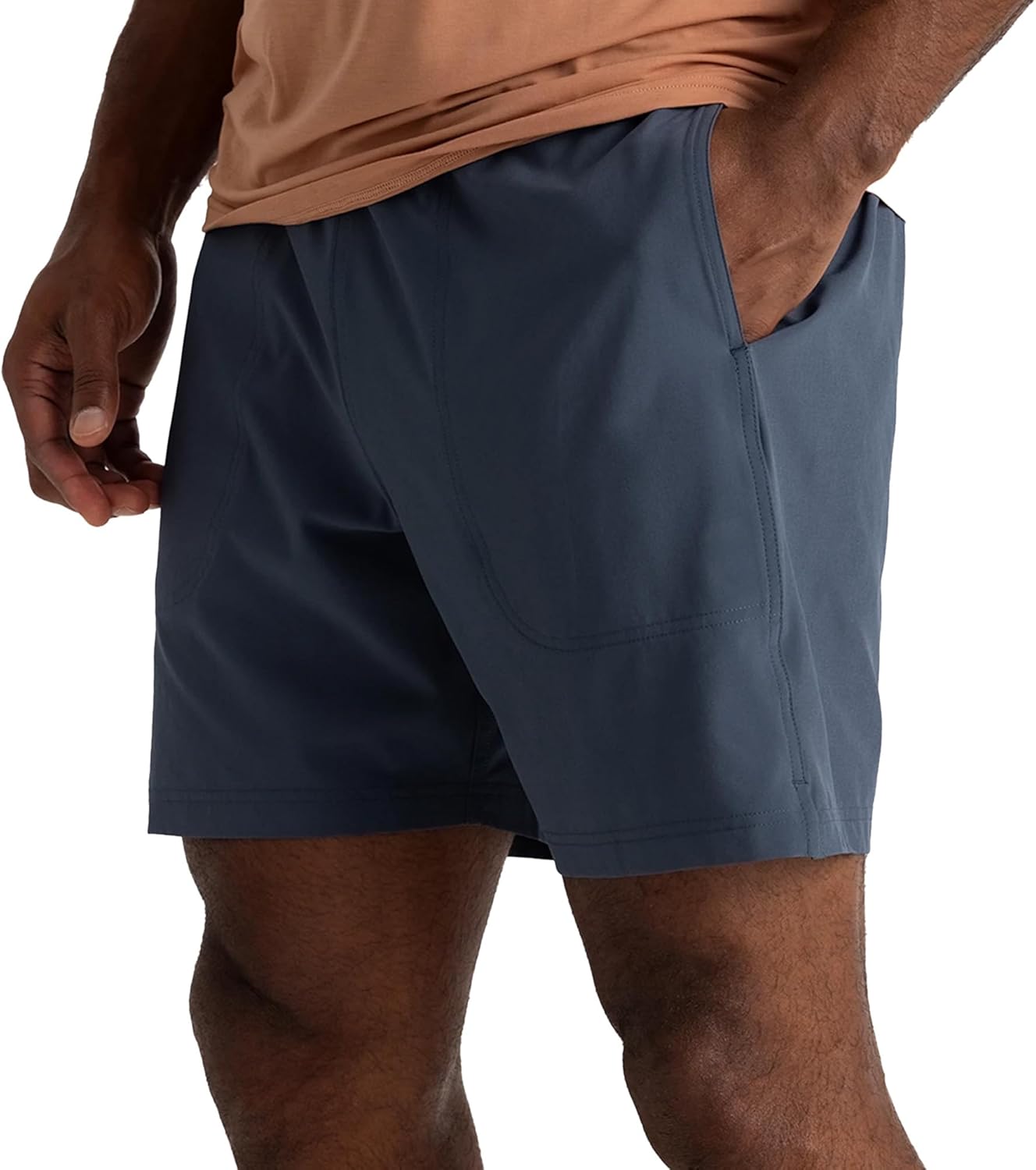 Free Fly Men's Lined Active Breeze Shorts - Bamboo Viscose Liner - UPF 50+ Sun Protection, Light Stretch Shorts for Men