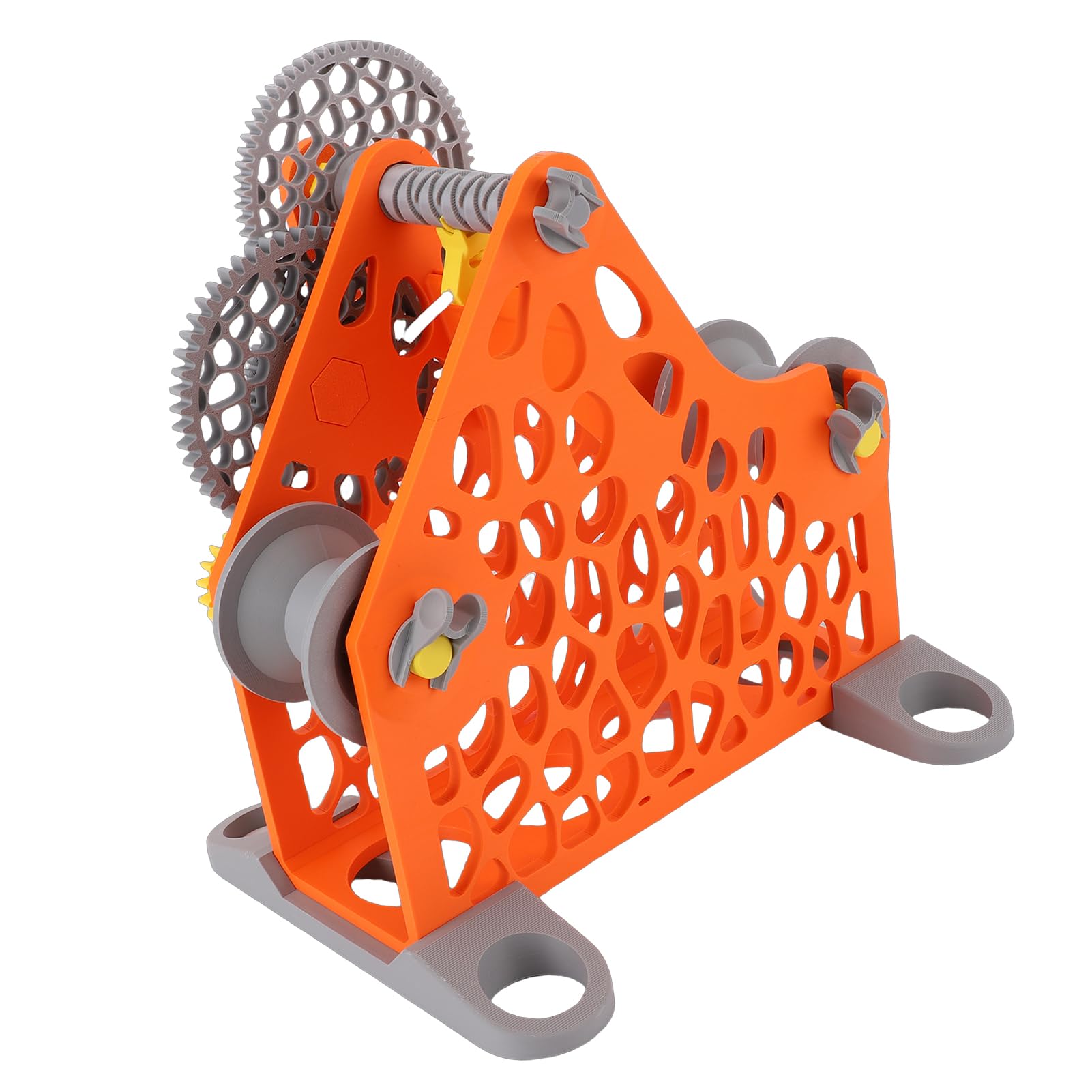 Fafeicy 3D-Drucker-Filamentaufwickler, Handgekurbelter 1-kg-Filamentaufwickler, Abnehmbares Modulares Design für Heimwerker und Bastler, Heimwerkstatt
