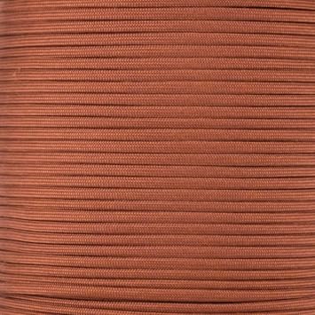 Paracord Planet Orange 550lb Paracord 7 Strand Type III Tactical Parachute Cord for Hiking, Camping, and Crafting Rust 100 ft