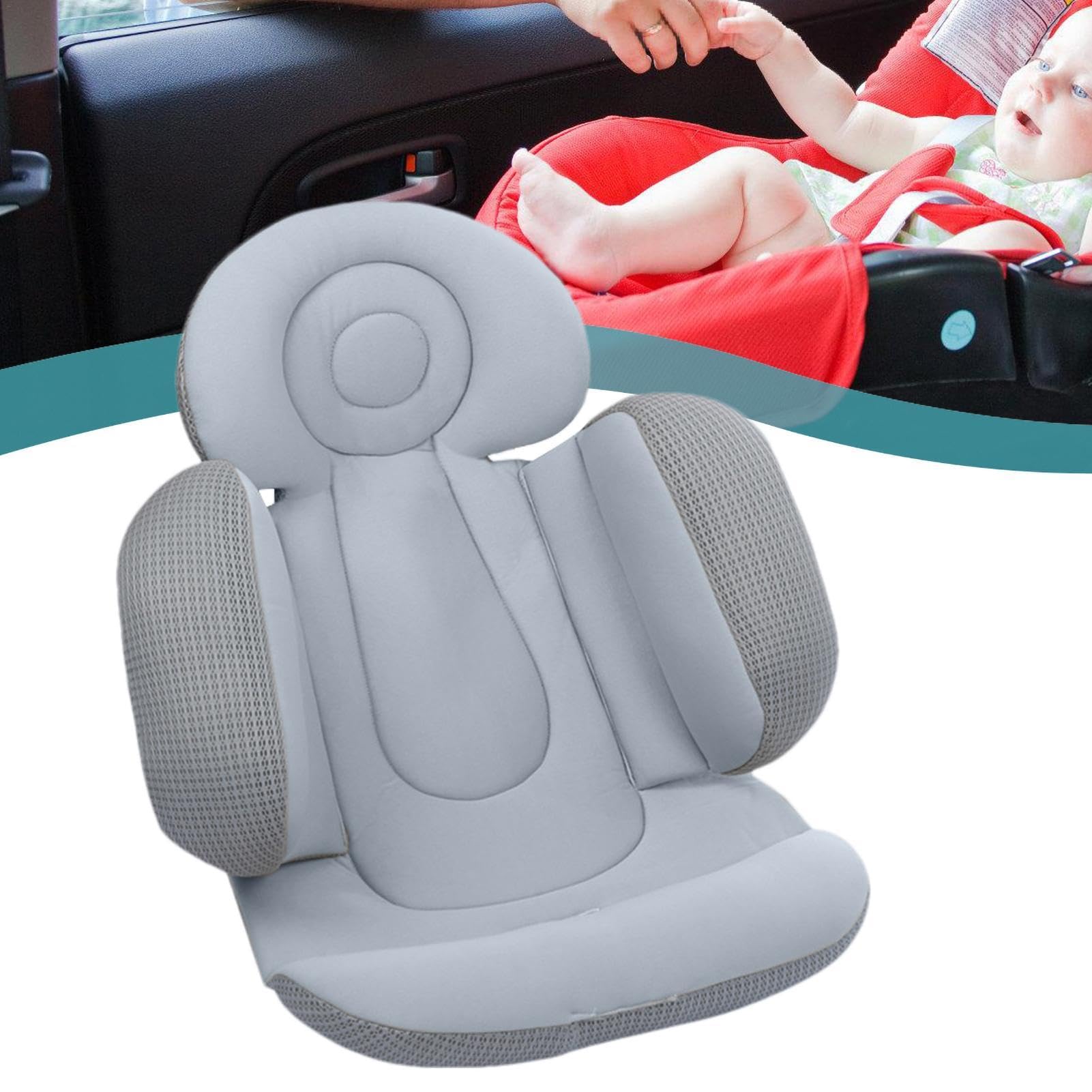 Supporto per la testa del seggiolino auto per neonato, cuscino per passeggino,Cuscino per inserto per seggiolino auto extra morbido | Cuscini per passeggini extra morbidi per il supporto del