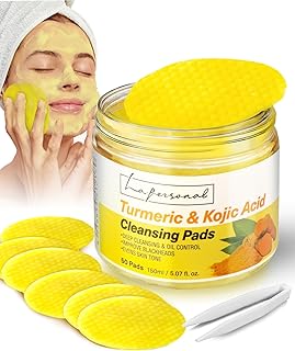 Almohadillas faciales limpiadoras de cúrcuma ...