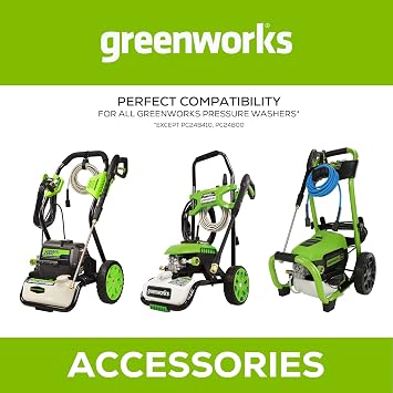 Greenworks 1800 PSI 1.2 GPM Pressure Washer Bundle with 12 Surface Cleaner