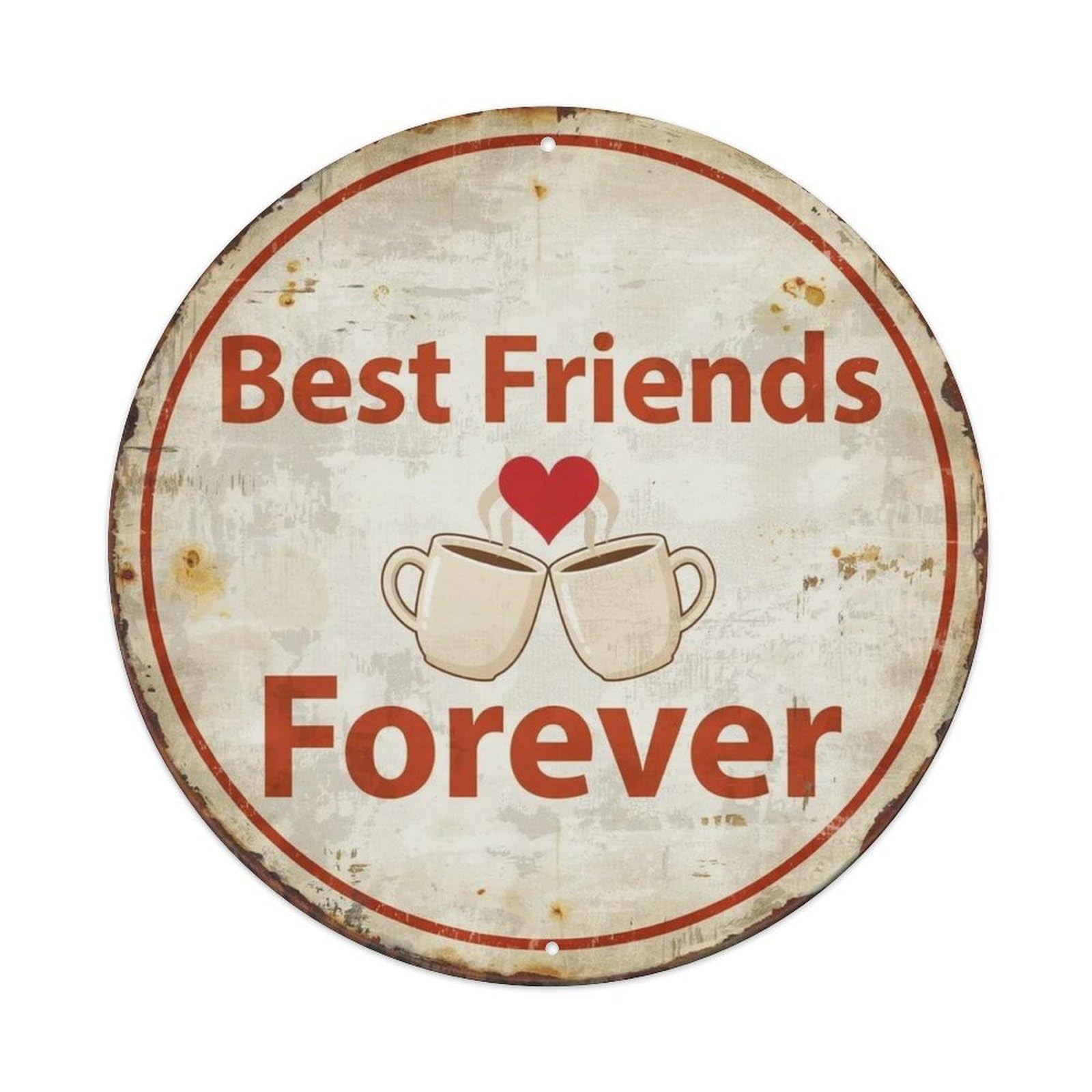 Best Friends Forever (2) - 副本 Metal Tin Sign Plaque