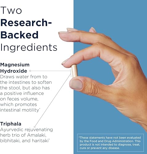 Miniatura 3 de Designs for Health Colon Rx - Hidróxido de magnesio + Triphala para apoyar la motilidad intestinal en aquellos con estreñimiento ocasional -