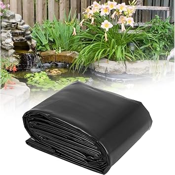 Durable Fish Pond Liner Cloth Home Garden Pool Reinforced HDPE Heavy Pool Pond Waterproof Liner Cloth for Koi Ponds, Waterfall, Stream, Fountains Color 3.2ft, Size 3.2ft