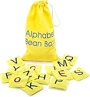 Educational Insights Alphabet Beanbags - 26 Double-Sided ABC Toss & Learn Toys for Toddlers Preschoolers Ages 3+