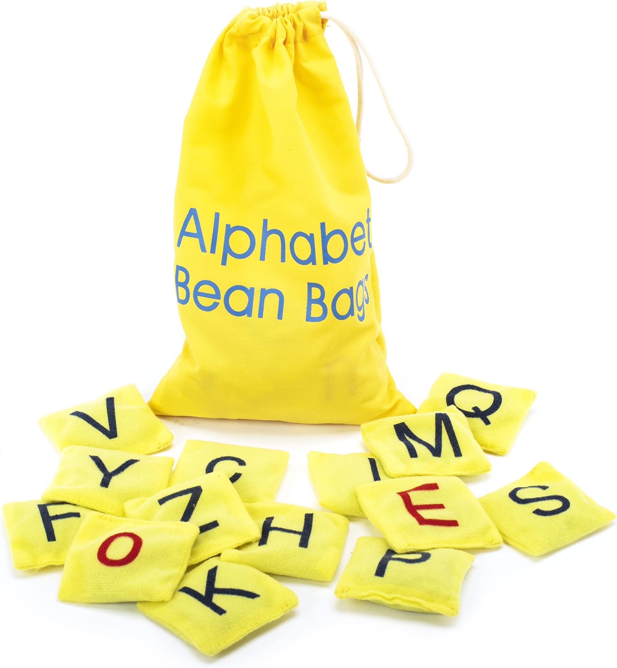 Alphabet Beanbags - ABC Learning Toys for Kids Ages 3-5, Toddler Letter Learning, Alphabet Toys and Phonics Manipulatives for Preschoolers, Gross and Fine Motor Sensory Letters