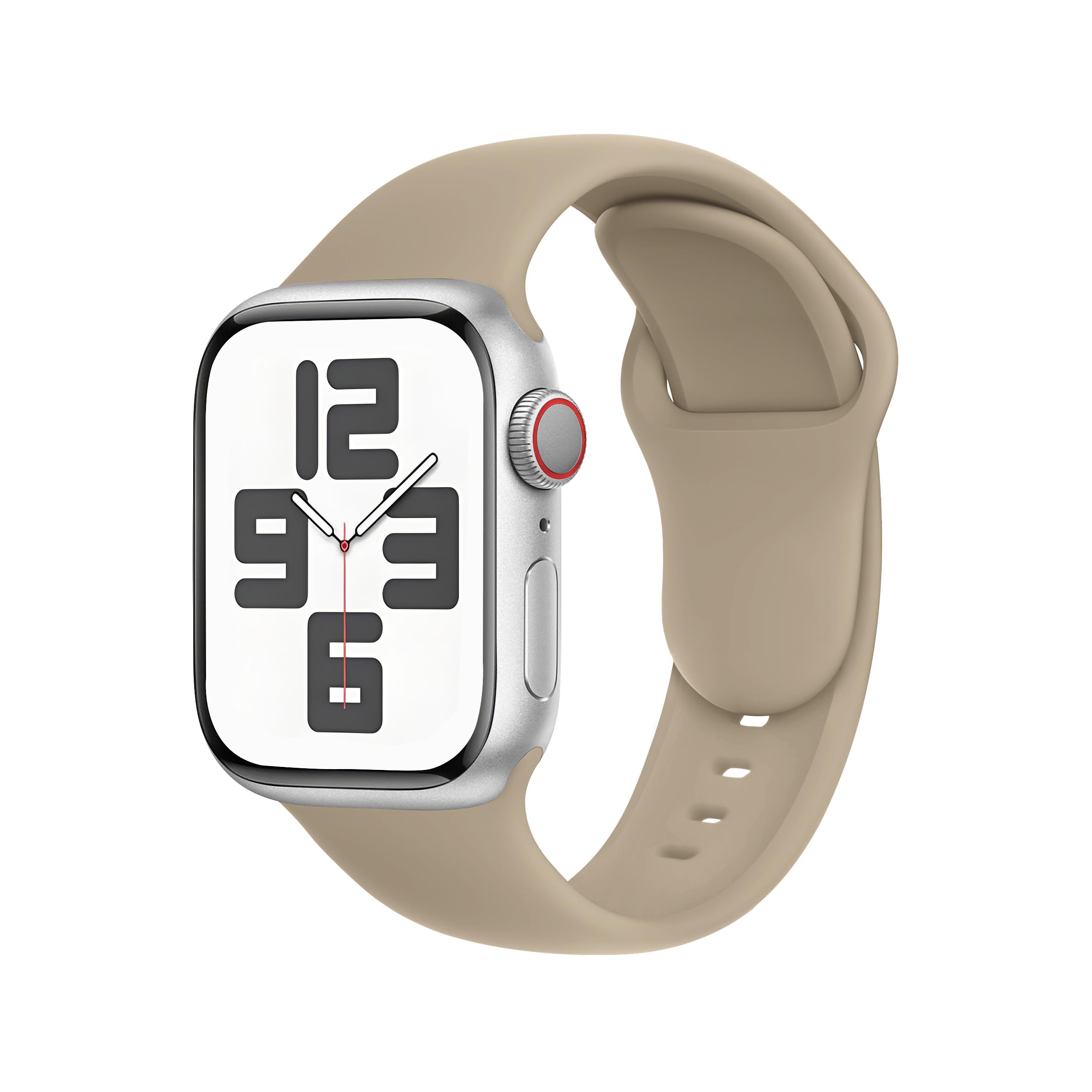 SRena SBC1 cinturino per cinturino apple watch 49mm 46mm 45mm 44mm 42mm 41mm 40mm 38mm ultra 2 apple watch cinturino series 10 9 8 7 6 5 4 3 2 1 originale acciaio sport in colore Travertino