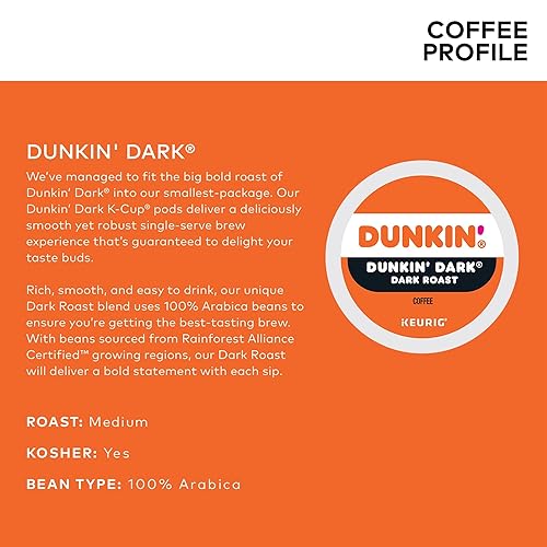 Vista 26 de Dunkin' Donuts 2518071 Cápsulas K-Cup de café de avellana tostado medio 24/caja (400848)