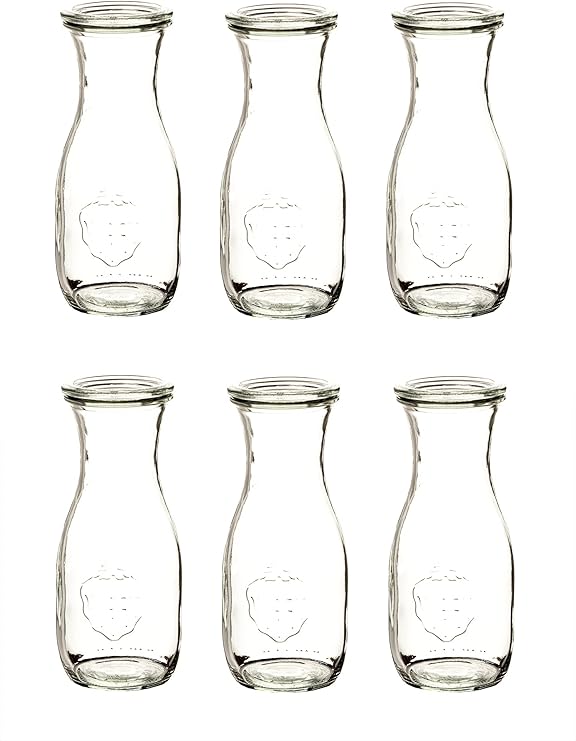 Weck 764 Juice Jar 2 Pack EcoFriendly Weck Jars with Lids 18oz 1