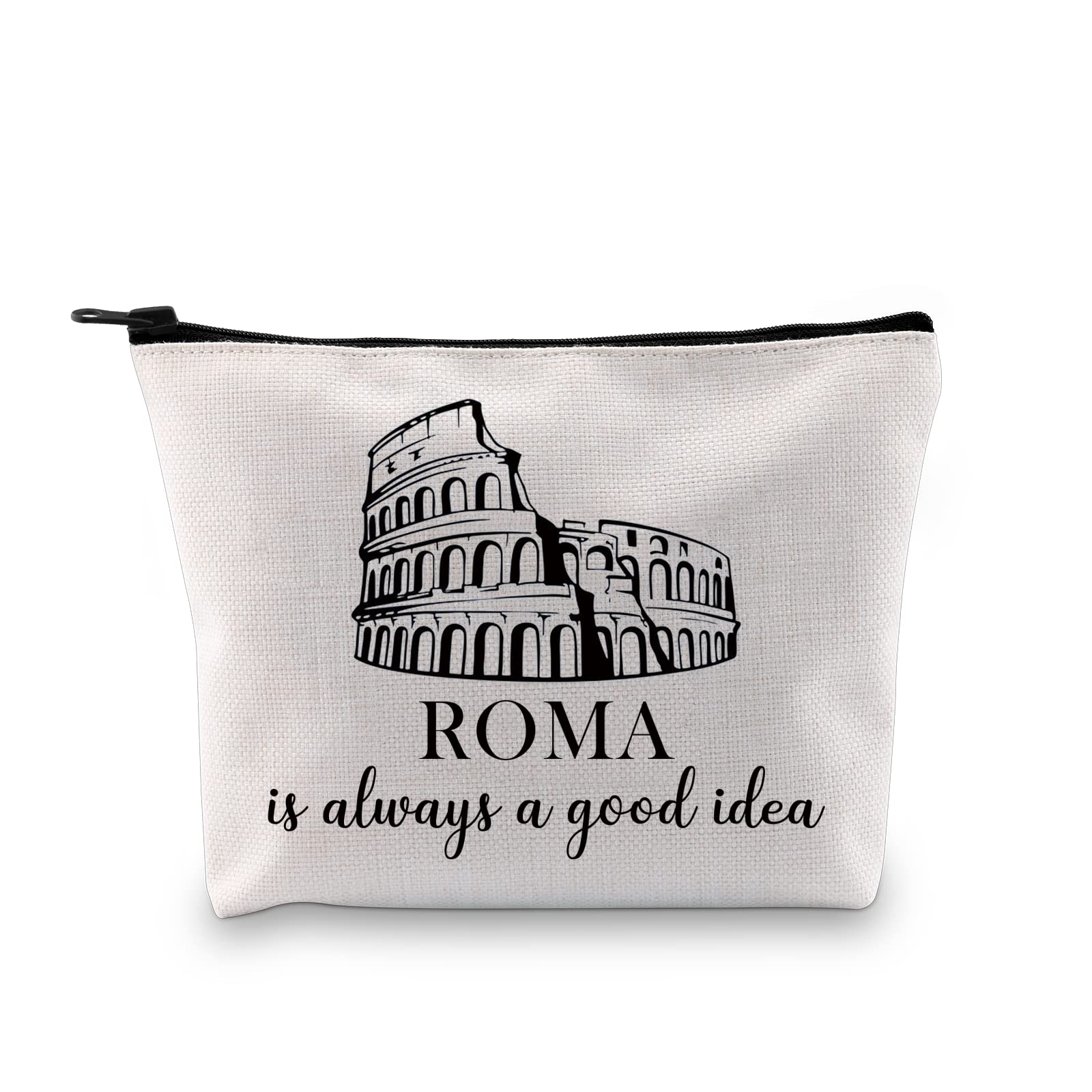 GJTIM Rome Travel Gift Ancient Rome Gift Rome Surprise Trip Gift Roman Colosseum Gift Italy Souvenir Gift Travel Makeup Bag For Italian Lover (Good