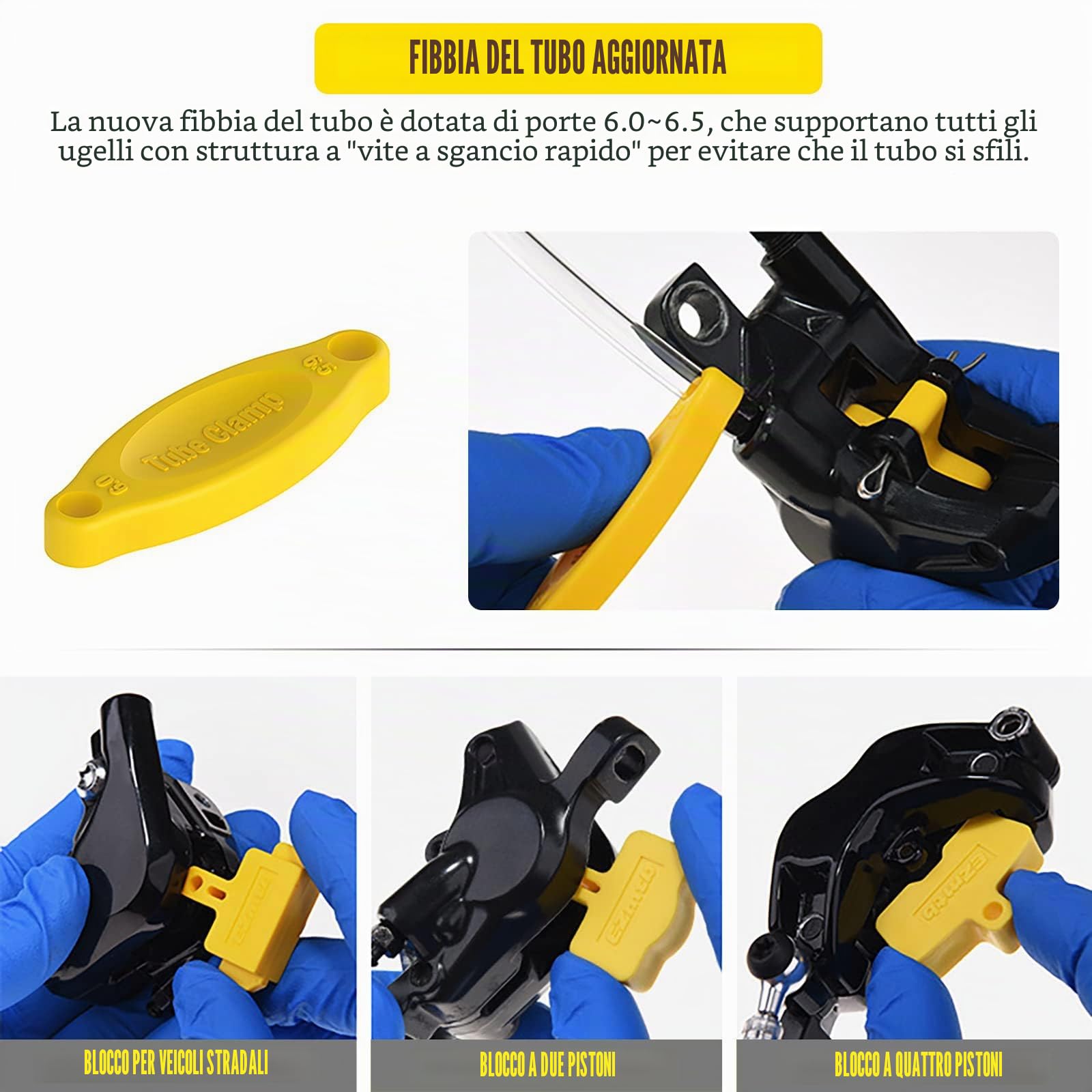 Kit Spurgo Freni per Shimano, Kit Spurgo Freni Kit di Sfiato dei Freni per Bicicletta per Magura, Tektro, Serie Sram Olio per Freni a Disco Idraulico Universale