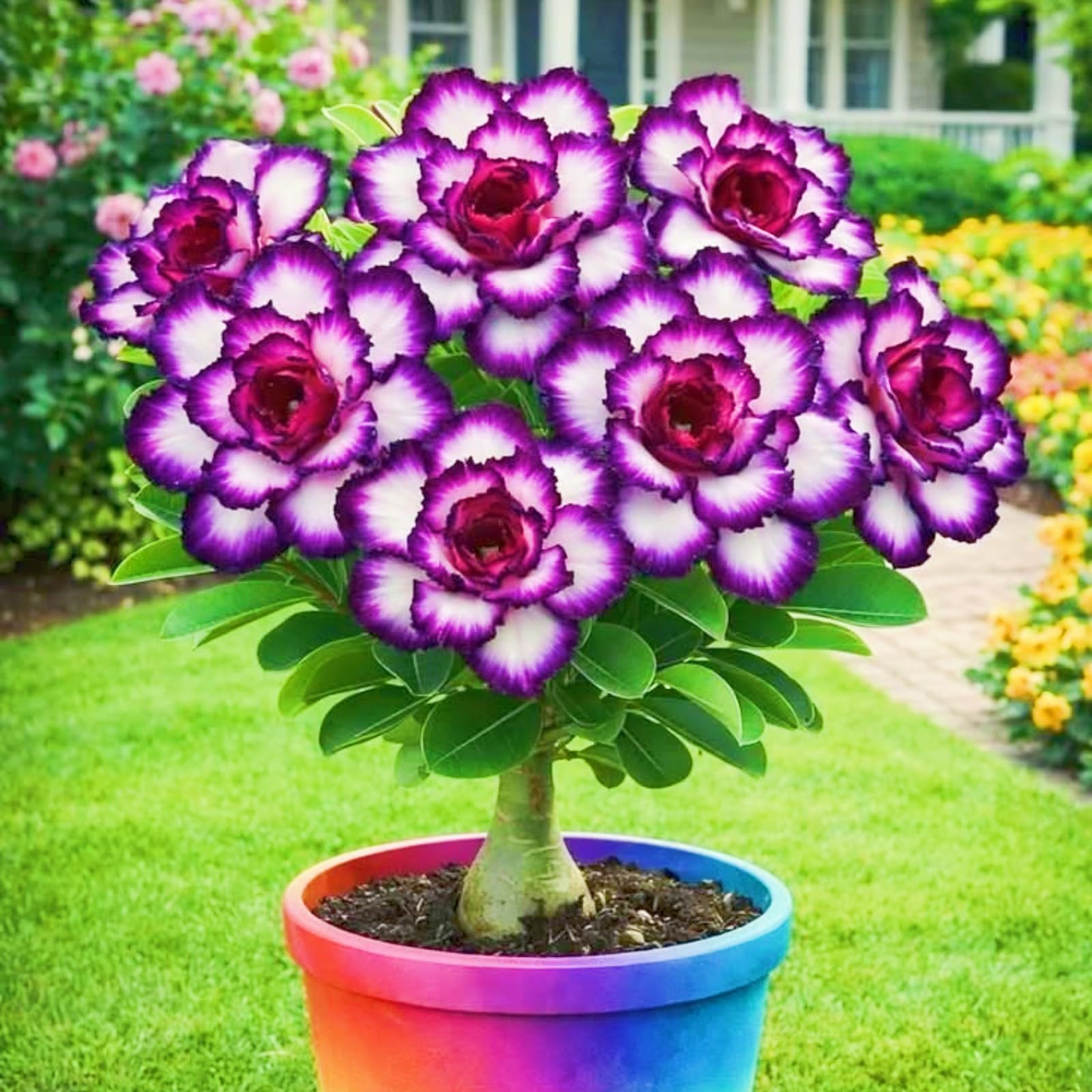 Desert Rose Bulbs Desert Rose Plants UK Bloom Year After Year Perfect for The Garden-Landscaping-Excellent Displays-2bulbs-c