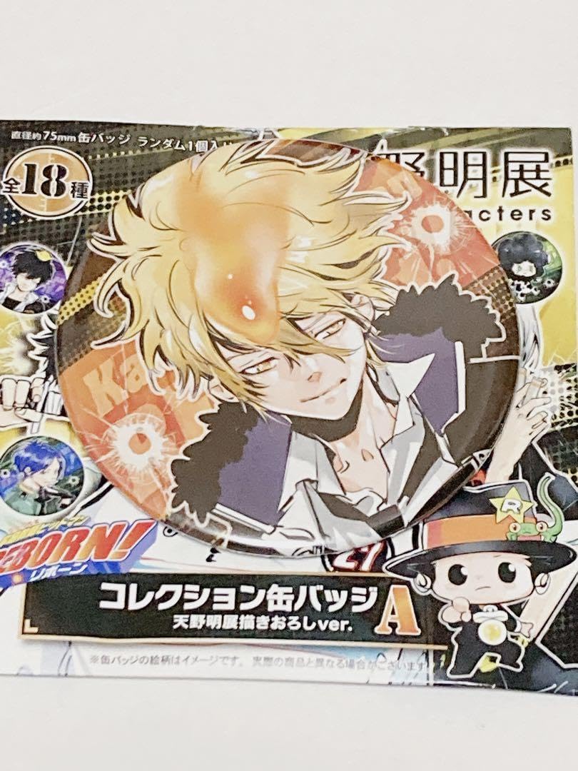 天野明展 家庭教師ヒットマンREBORN リボーン 缶バッジ プリーモ Ⅰ世 Amazon.co.jp: 天野明展 家庭教師ヒットマンREBORN! コレクション缶