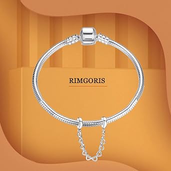 925 Sterling Silver Charm for Women's Bracelets Valentine's Day Eternal Love Clip Secure Chain Dangle Charm Gifts