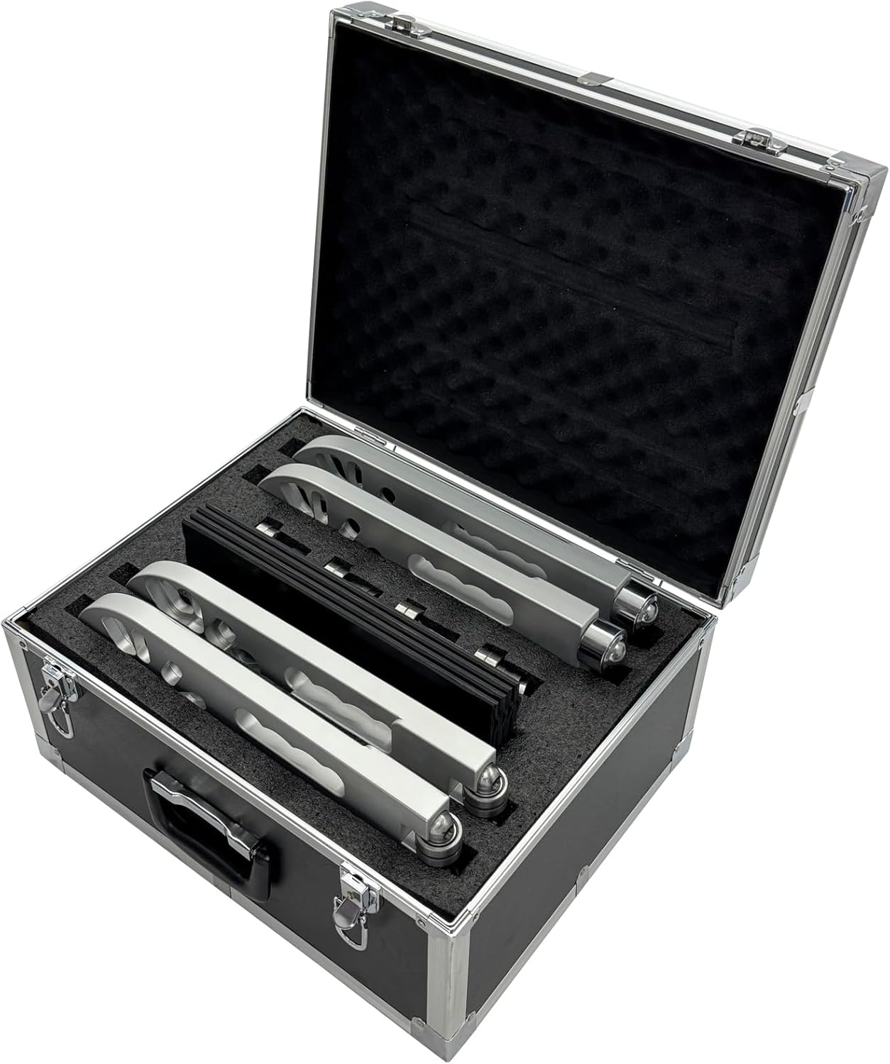 4Pcs Automotive Chassis Stress Relief Kit 10-Hole Bushing Adjustment Reset Tool, Universal for 4/5/6 Hole Wheel Hub, Aluminum Alloy Car Suspension Bushing Repair Tool Fit Most Vehicles