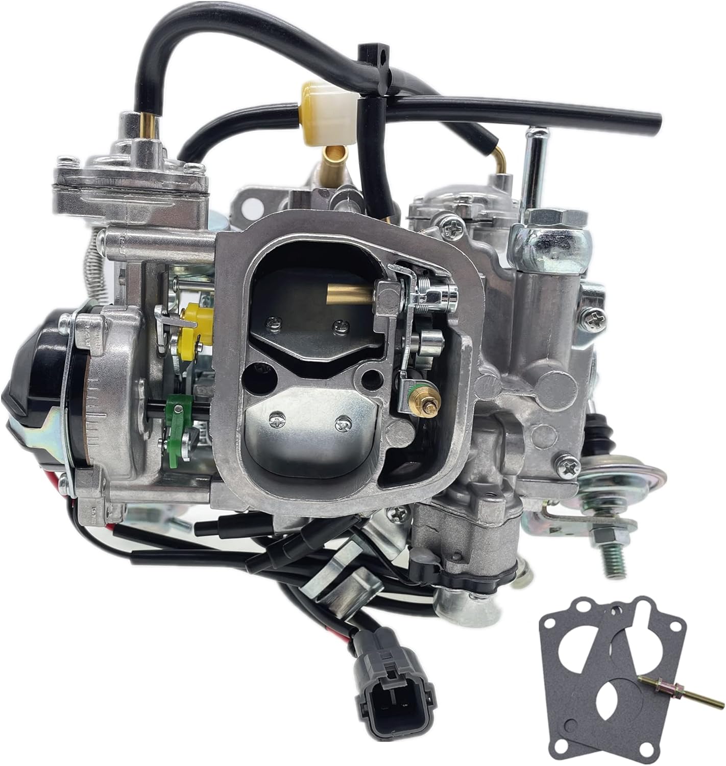 Carburetor fit for Toyota PickUp 1987 and 1988-1990 fit for Toyota 22R Engine 1981-1988 Hilux 1984 and Square Plug 21100-35463 21100-35570 TOY-507 2.4L 2366cc Automotive Replacement Carburetors