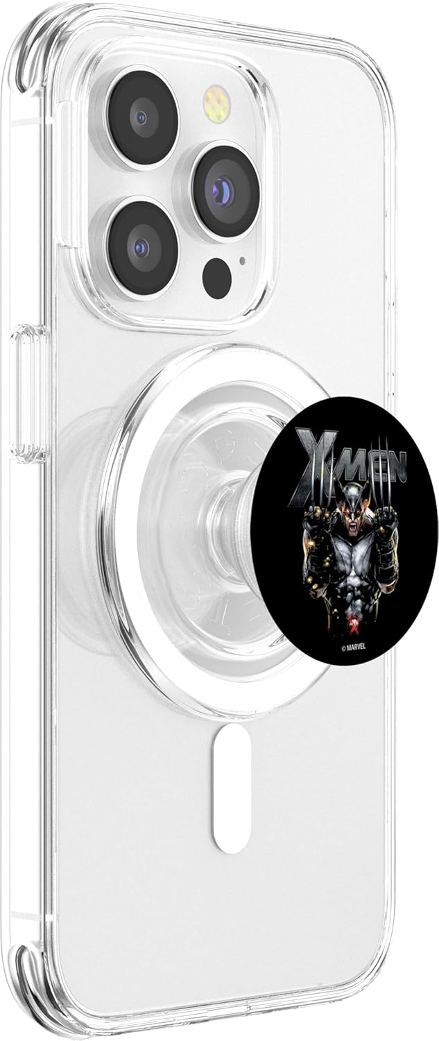 Marvel X-Men Wolverine Full Metal Razor Edge PopSockets MagSafe PopGrip for iPhone