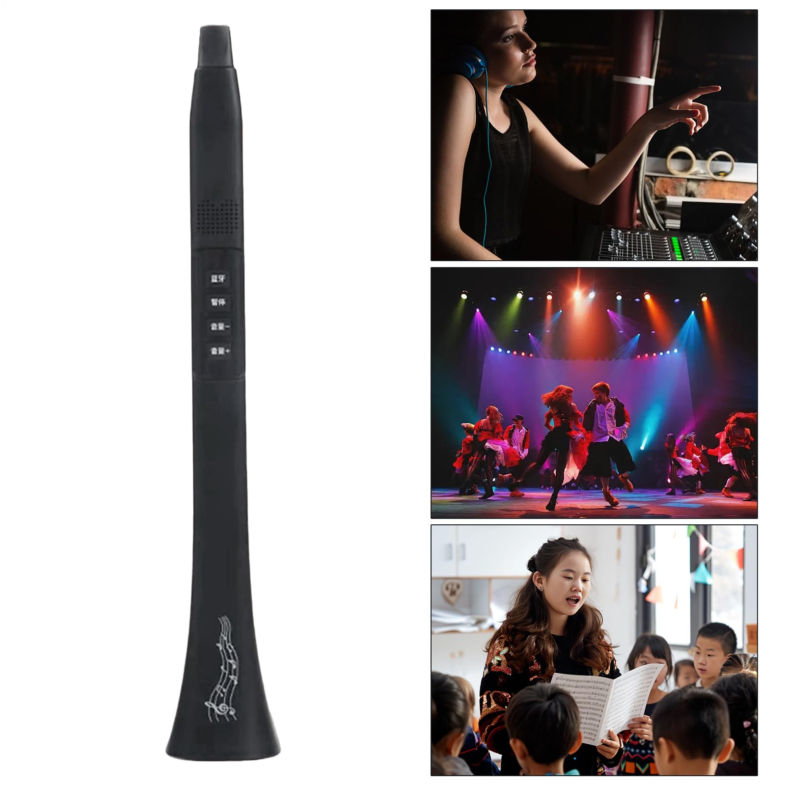 Instrument à Vent Électronique Numérique - Saxophone Électronique avec Haut-parleur Intégré,Équipement Musical Rechargeable Pour Enseignement En Classe, Spectacles, Pratique