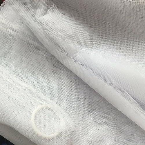 Miniatura 5 de Cortina colgante para colgar en el toldo de la cama, 4 postes de esquina, elegante cortina de malla para cama, cuna, hamaca o campamento, fácil de