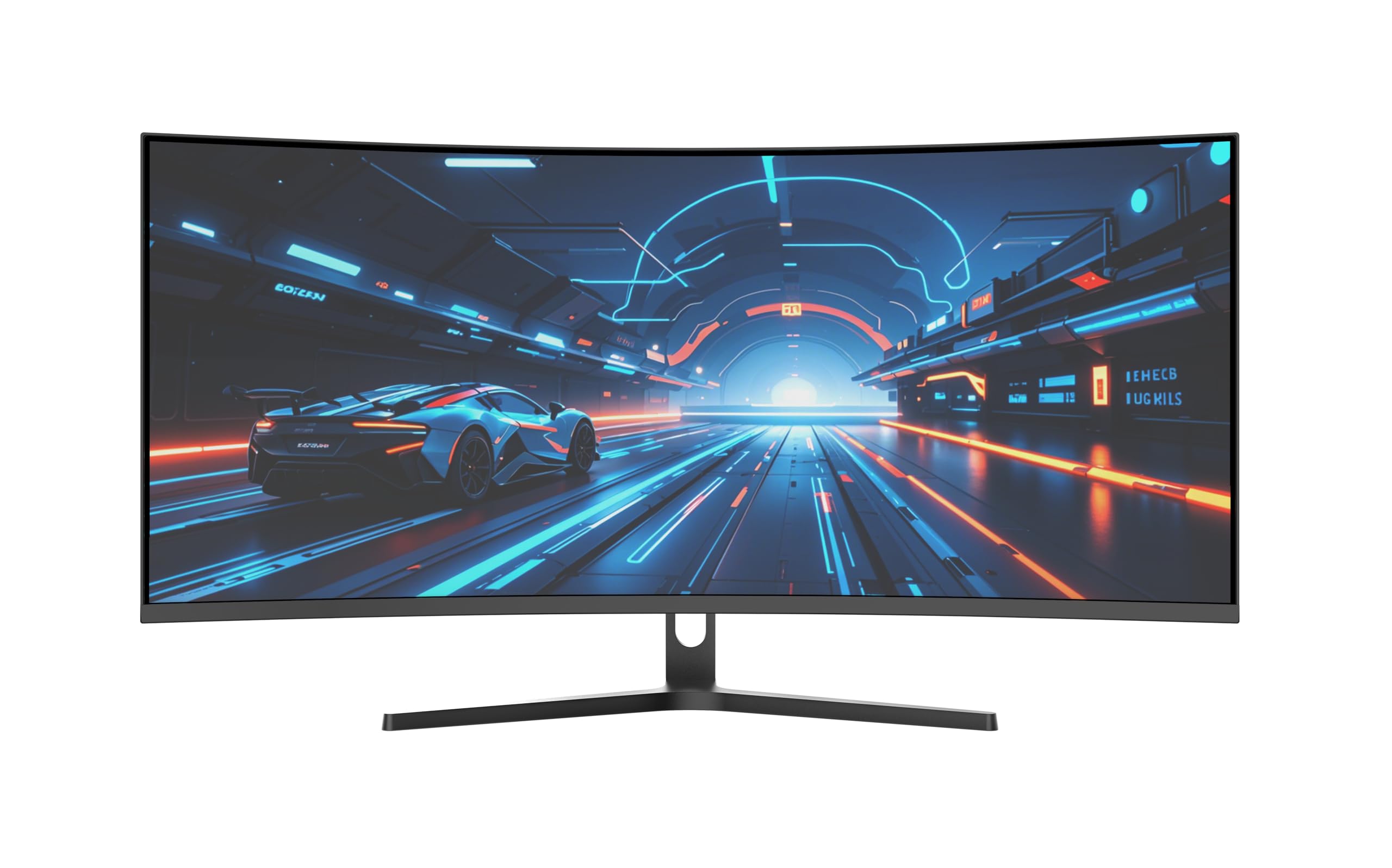 Amzfast Écran PC Gamer 34 Pouces 240Hz/UWQHD Moniteur Incurvé 3440x1440 (21:9), 450 nits, Eyes Care, sRGB 130%, Adaptive Sync, HDR400, HDMI 2.1x2, DP 1.4x2, VESA 75x75, PIP/PBP, AMZG34C5QPro