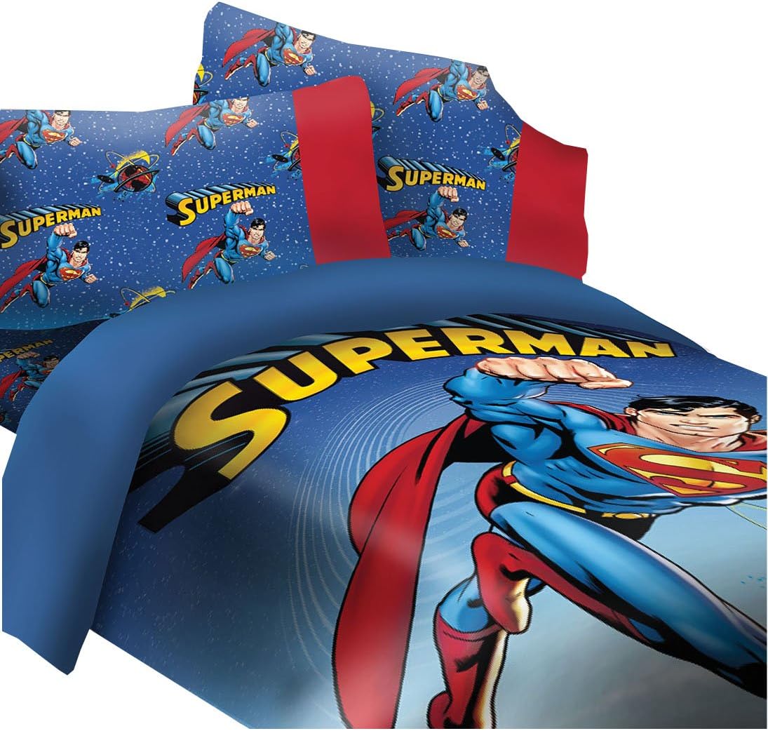 superman full size bedding set