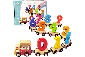 Number Train Set for Toddlers: Fun Educational Toy for 1 2 3 Year Olds