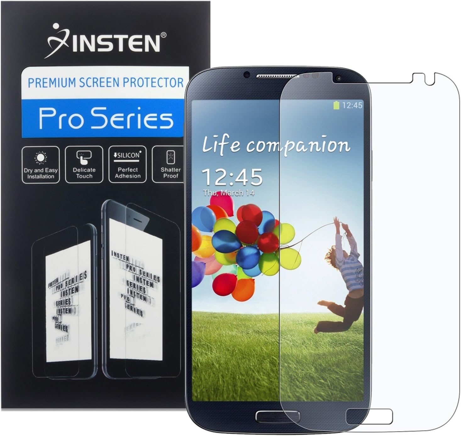 eTECH Collection 5 Pack of Anti-Glare Matted Finishing Screen Protectors for Samsung Galaxy S4 / S IV /i9500