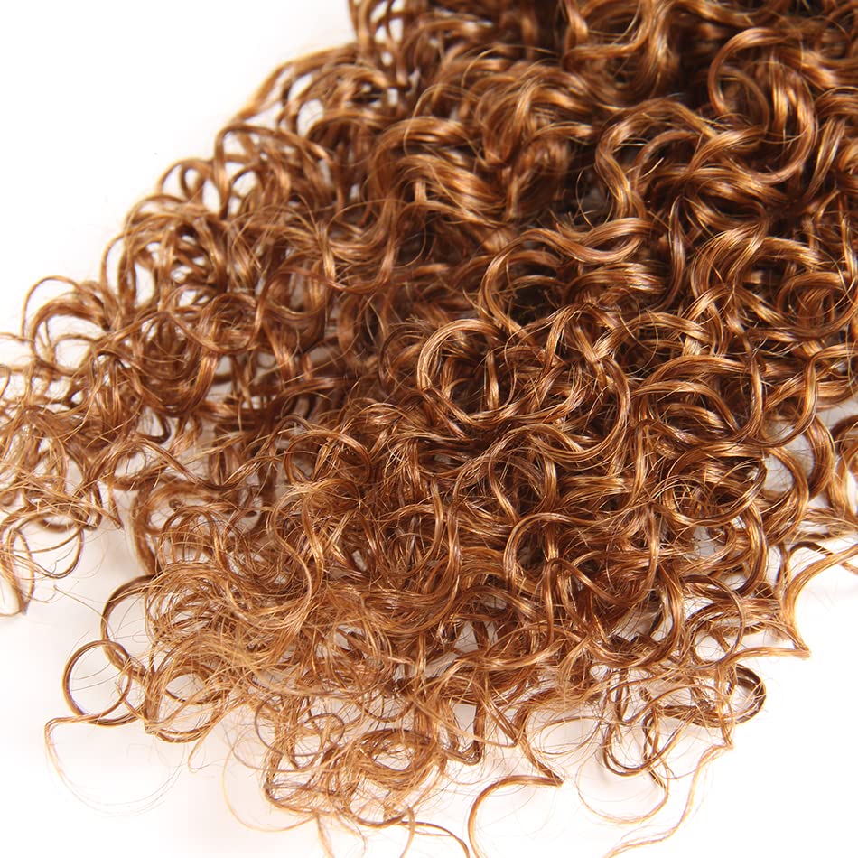 Miniatura 5 de Extensiones de cabello humano ombré 1B30 rizado paquetes de cabello humano marrón 20 22 24 pulgadas brasileño virgen Remy 10.58 oz 1B30 paquetes de