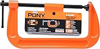 Vista 5 de Pony Jorgensen 2680 Abrazadera C de 8 pulgadas, naranja