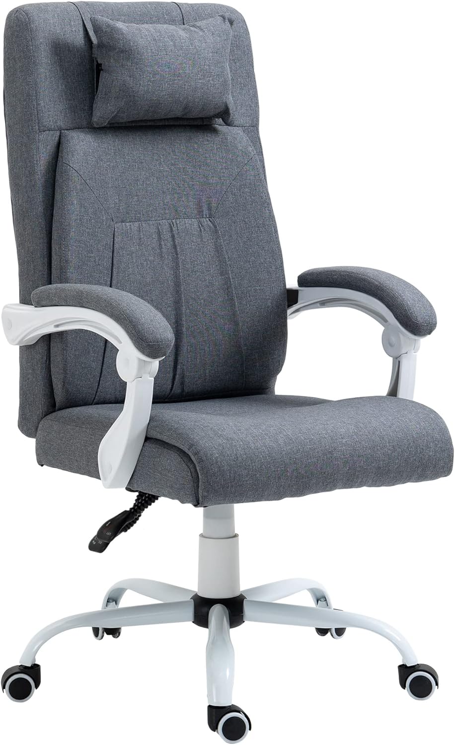 Vinsetto Office Chair w/Massage Pillow Executive Reclining Ergonomic