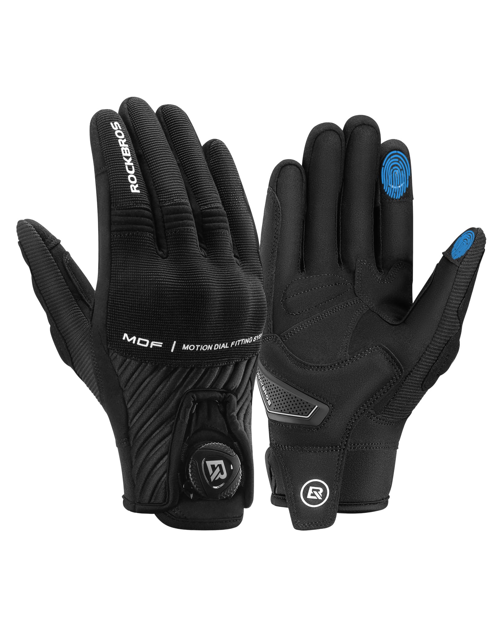 ROCKBROS Motorcycle Gloves for Men Women Touchscreen Cycling Gloves with Breathable Hard Knuckles for Outdoor Sports Mountain Dirt