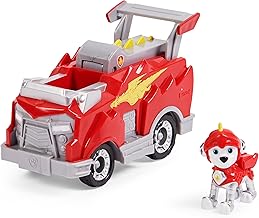 PAW Patrol, Rescue Knights Marshall Transforming Toy Car with Collectible Action Figure, Kids’ Toys for Ages 3 and up