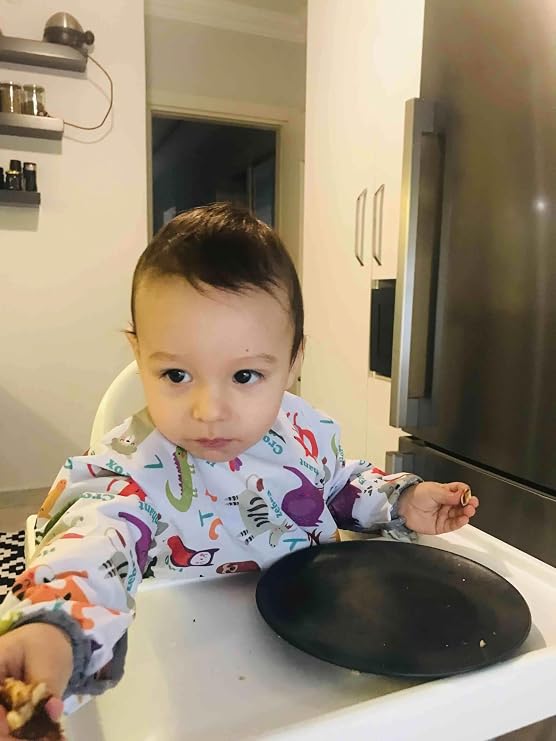YORNI, Deluxe Long Sleeve Baby Food Apron